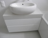 meble łazienkowe szafka pod umywalkę mdf biały matowy