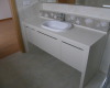 meble łazienkowe szafka pod umywalkę szufladowa biały wysoki połysk